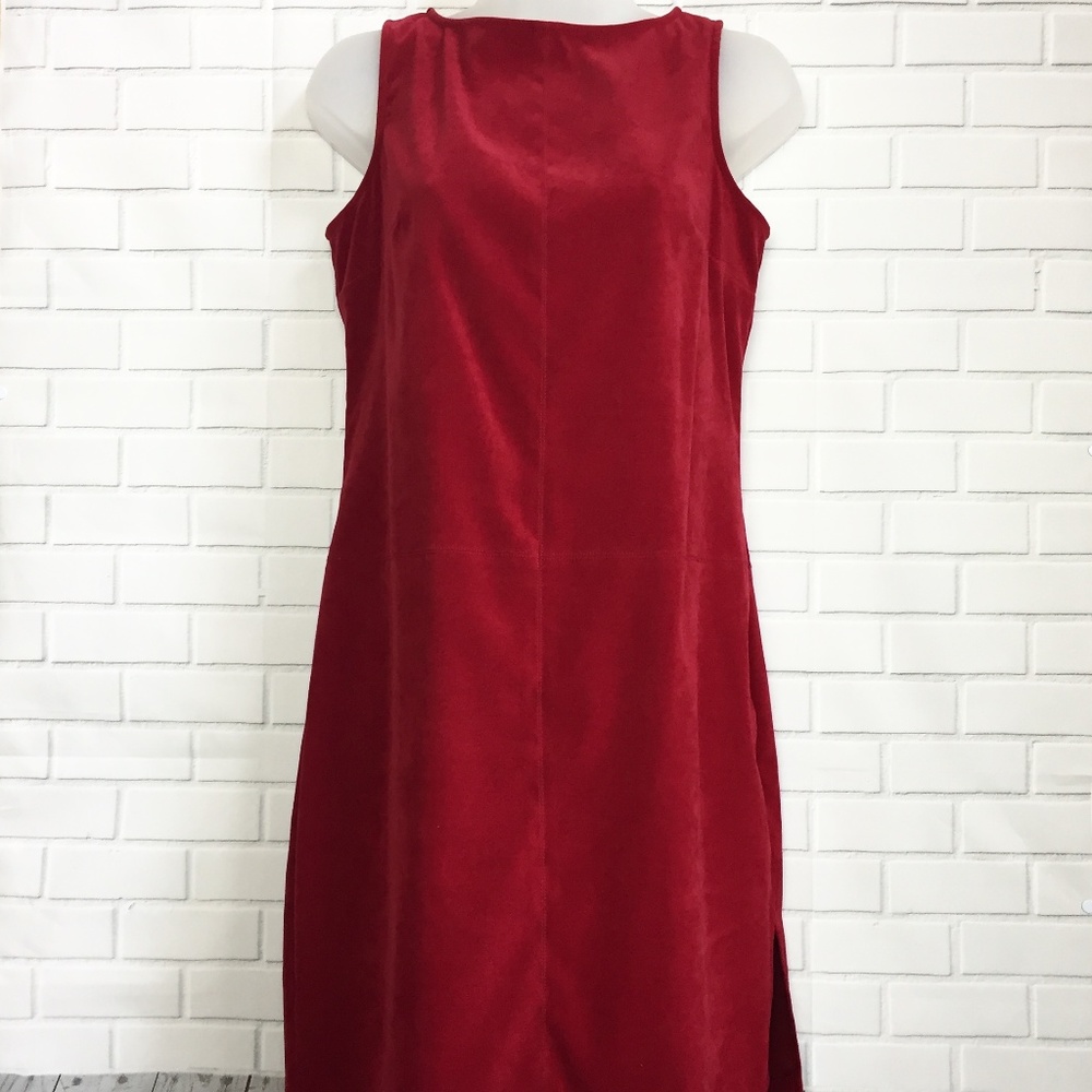 Red Sleeveless Dress AGB 8 Petite